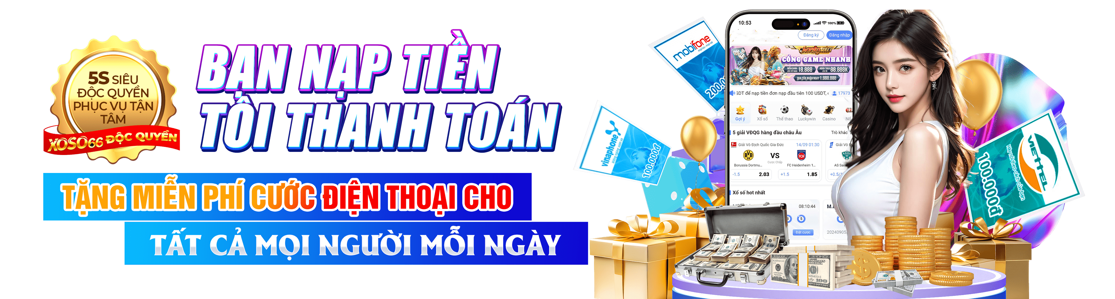 Hình ảnh quảng cáo của 7723 hiển thị nền tảng và các lợi ích