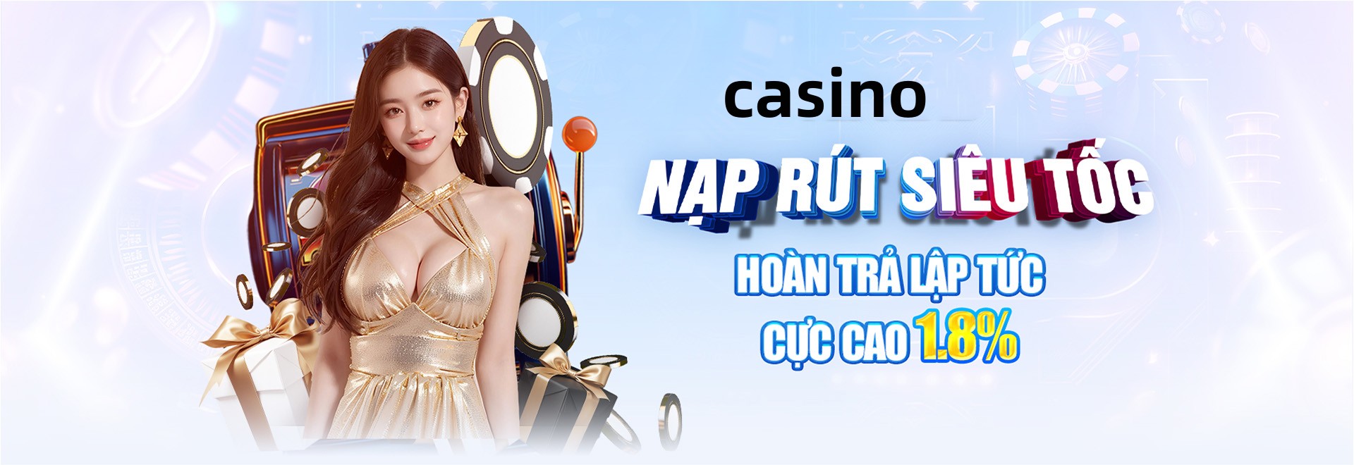 Hình ảnh quảng cáo của 7723 hiển thị nền tảng và các lợi ích